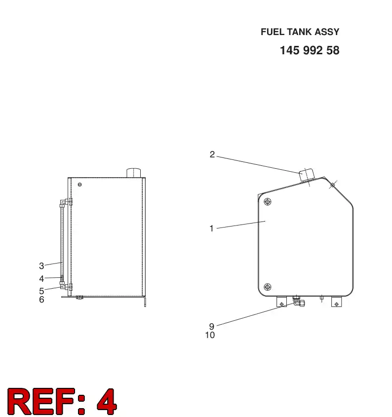 13357848 133 578 48 FLOAT - Sandvik Technical Drawing