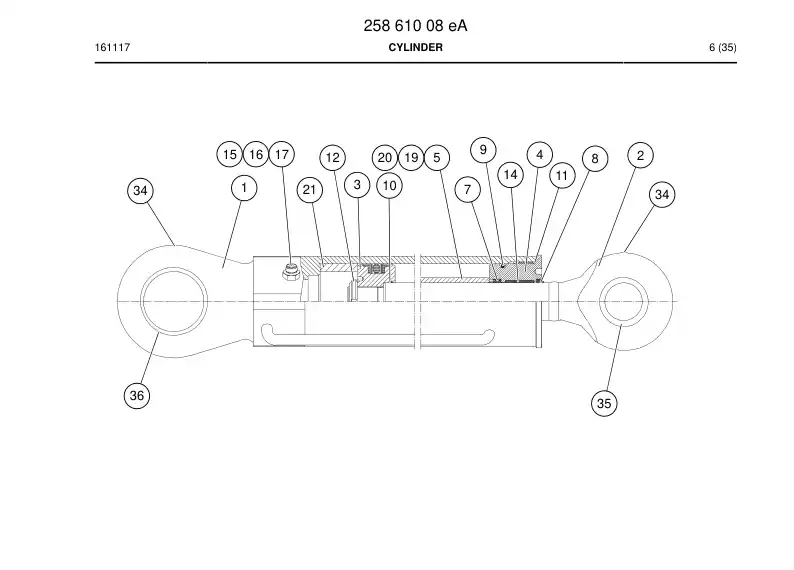 13390078b 133 900 78b Bushing, Bearing - Sandvik Technical Drawing
