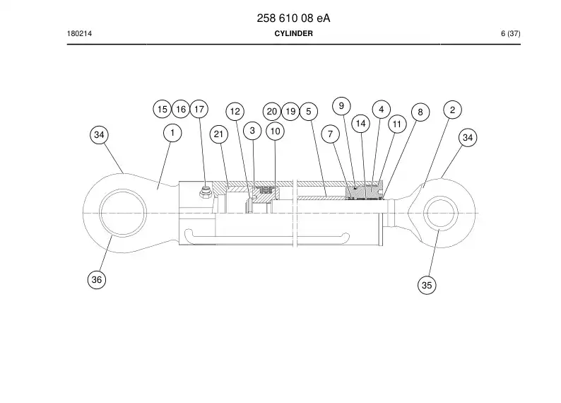 13390078d 133 900 78d BEARING BUSHING - Sandvik Technical Drawing