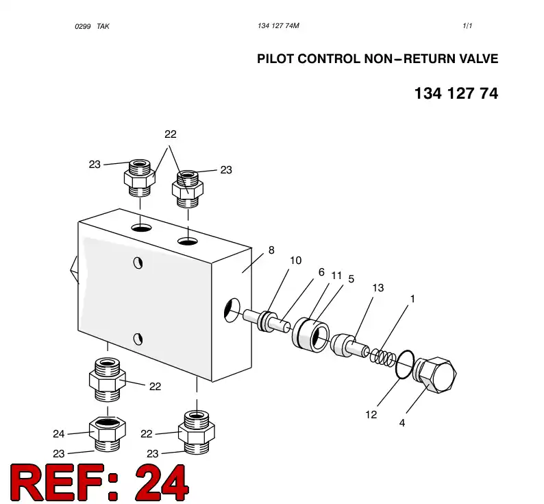 13390508 133 905 08 ADAPTER - Sandvik Technical Drawing