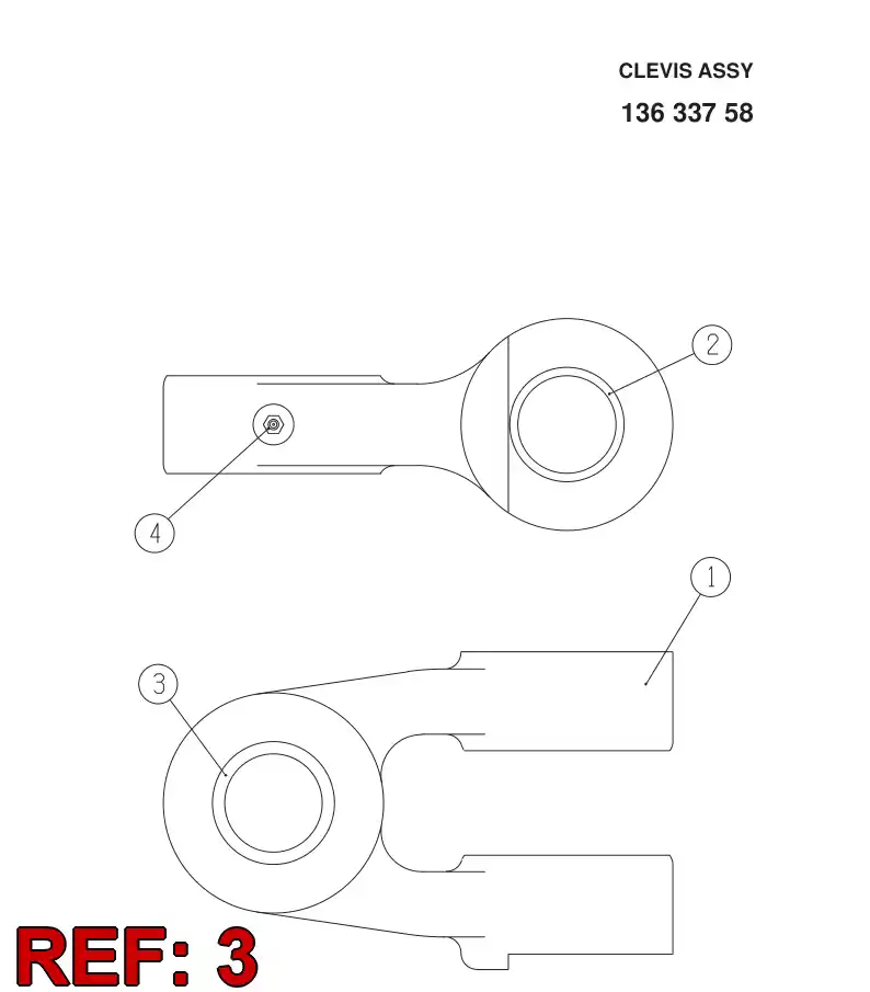 13391238 133 912 38 BUSHING D=75/60 L=59 - Sandvik Technical Drawing
