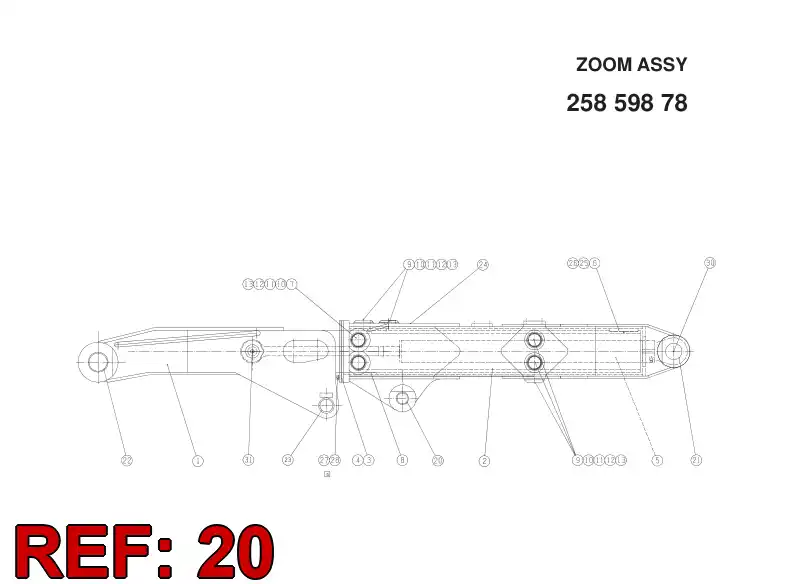 13394418 133 944 18 Bearing bushing - Sandvik Technical Drawing