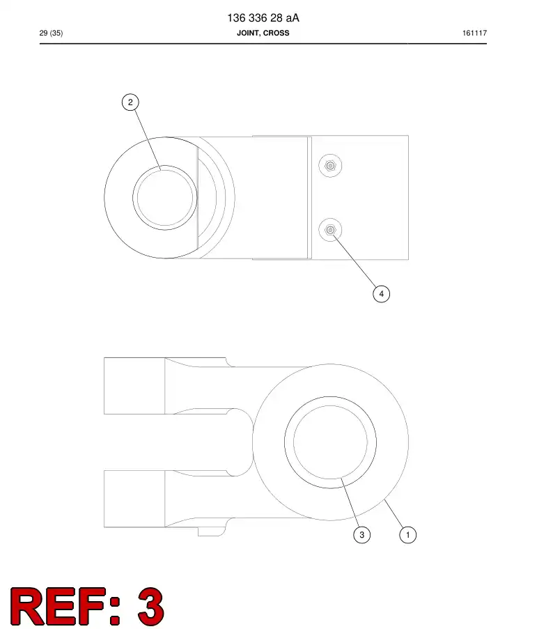 13394548a 133 945 48a Bushing, Bearing - Sandvik Technical Drawing