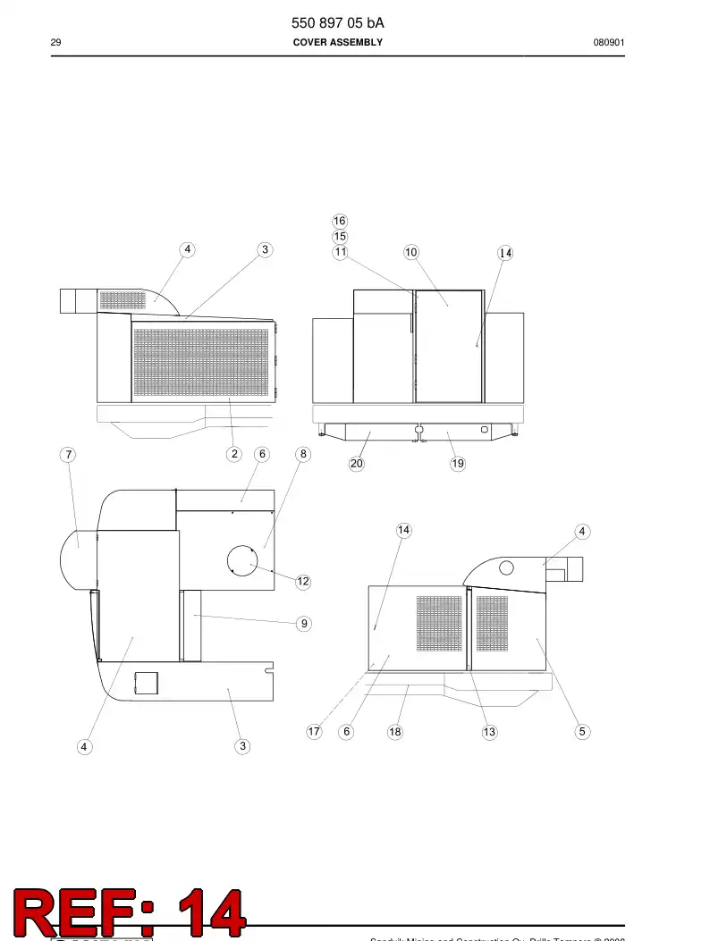 133 964 38a Lock - drawing