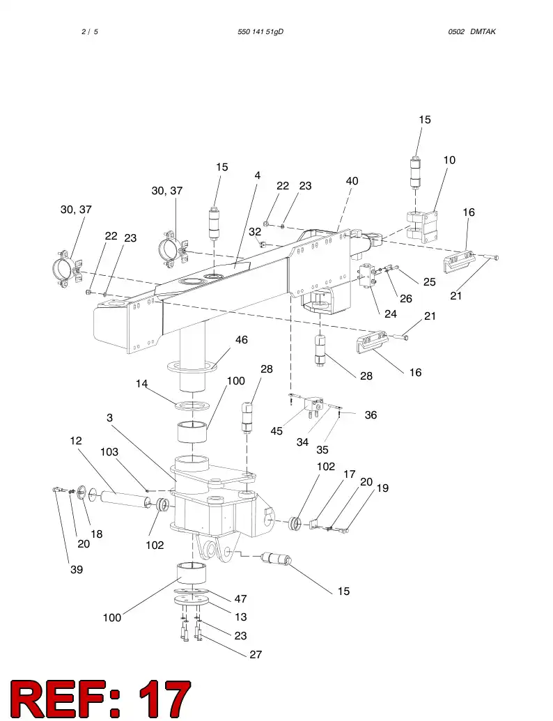 13418298 134 182 98 LOCK WASHER - Sandvik Technical Drawing