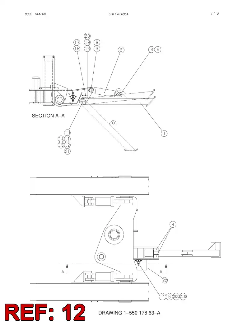 13419608 134 196 08 WASHER - Sandvik Technical Drawing