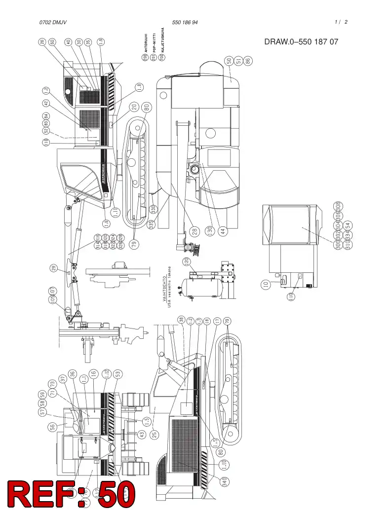 13419737 134 197 37 TARRA KOMP. LJYN TARKASTUS" - Sandvik Technical Drawing