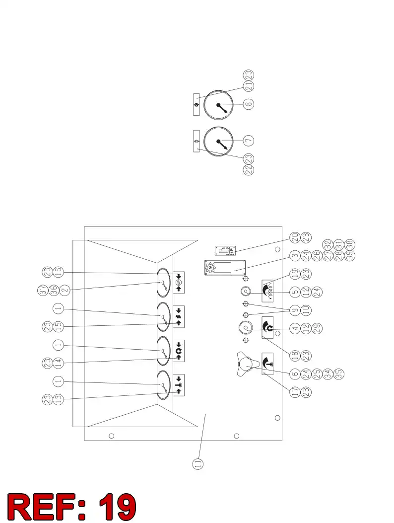 13423308 134 233 08 SYMBOL ''THREADING ADJUST'' - Sandvik Technical Drawing