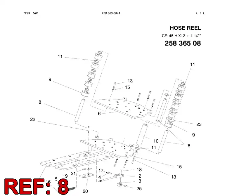 13438118 134 381 18 SHAFT - Sandvik Technical Drawing