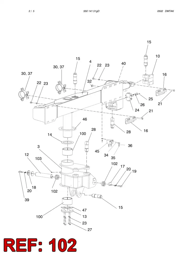 134 419 08 Bushing, Bearing - drawing