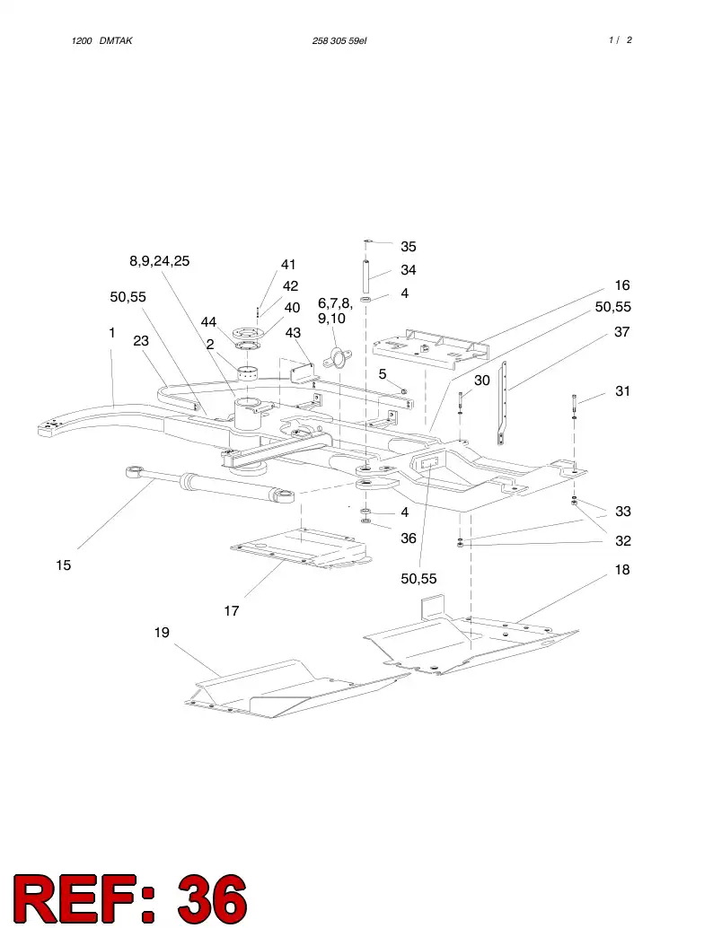 13447008 134 470 08 PLATE - Sandvik Technical Drawing