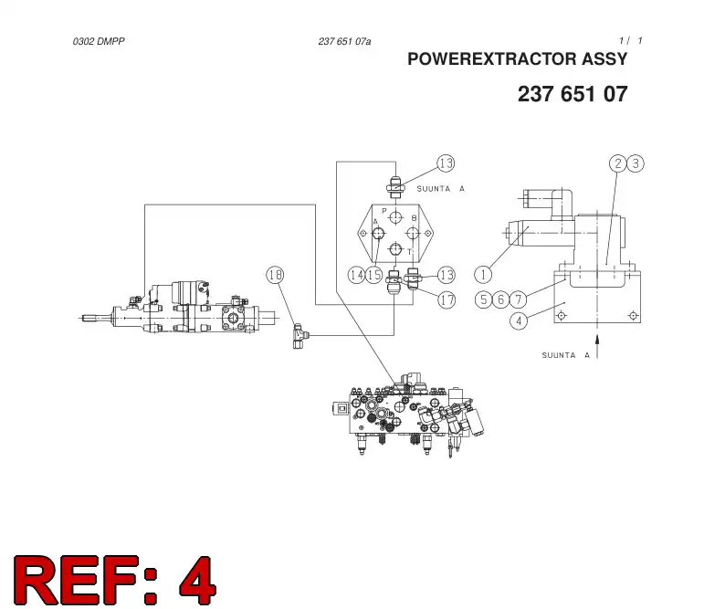 13491118 134 911 18 Supporting block - Sandvik Technical Drawing