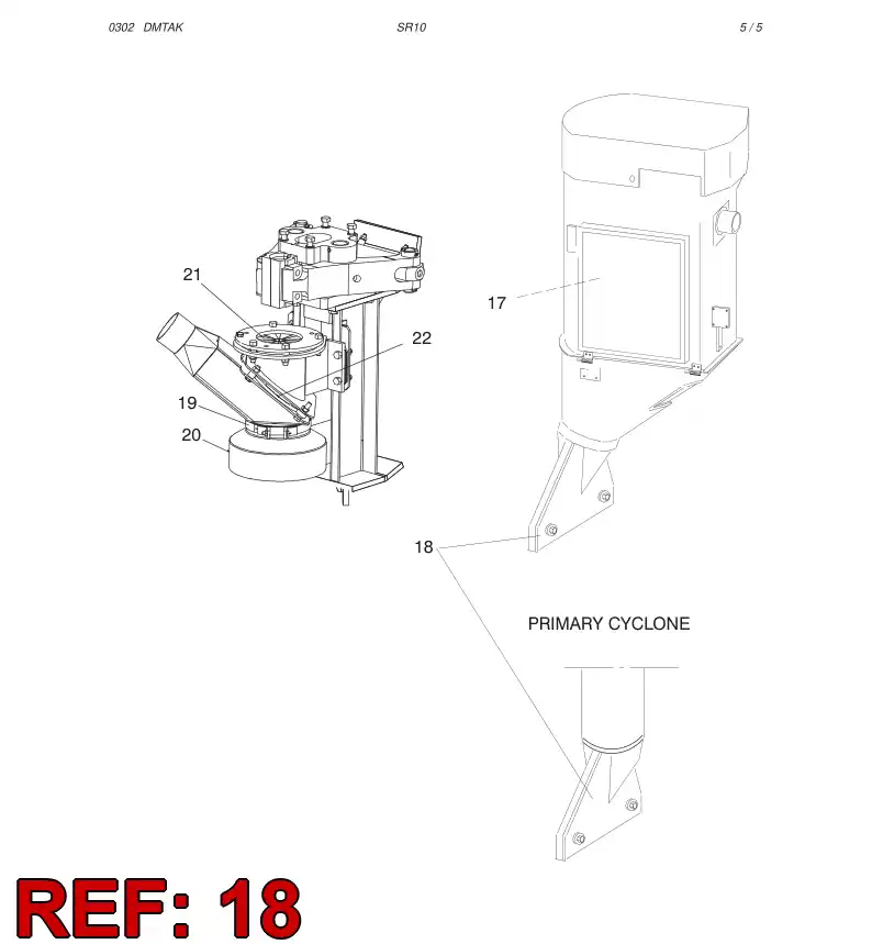 13545258 135 452 58 Rubber adapter - Sandvik Technical Drawing
