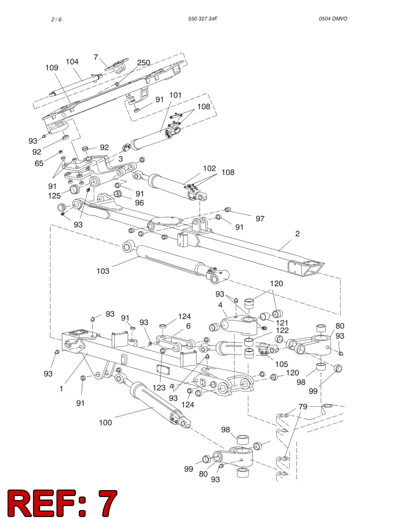 13562288 135 622 88 BEARING HOUSING - Sandvik Technical Drawing