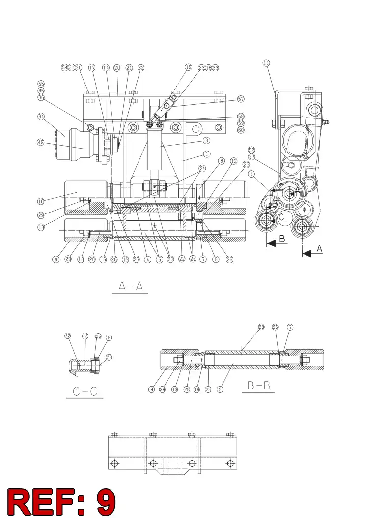 13594028 135 940 28 ROTATIONROLLER - Sandvik Technical Drawing