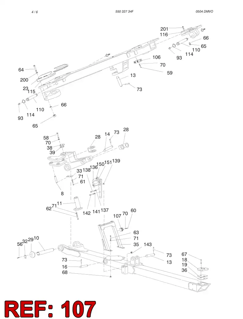 13598341 135 983 41 DOUBLE RELIEF VALVE ASSY - Sandvik Technical Drawing