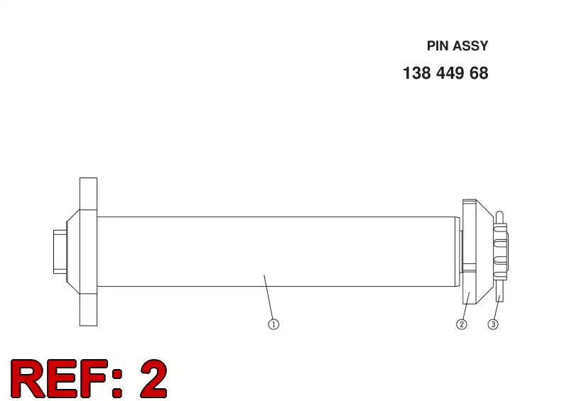 13644538 136 445 38 NUT - Sandvik Technical Drawing