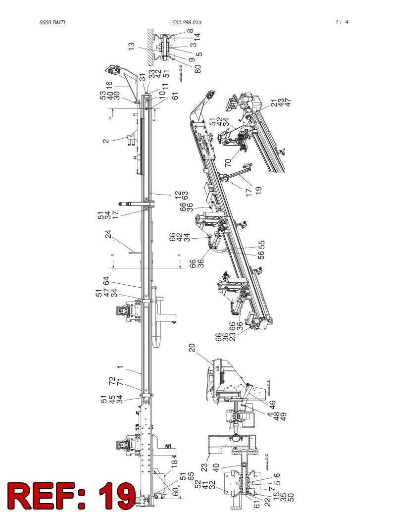 13787588 137 875 88 SUPPORT - Sandvik Technical Drawing