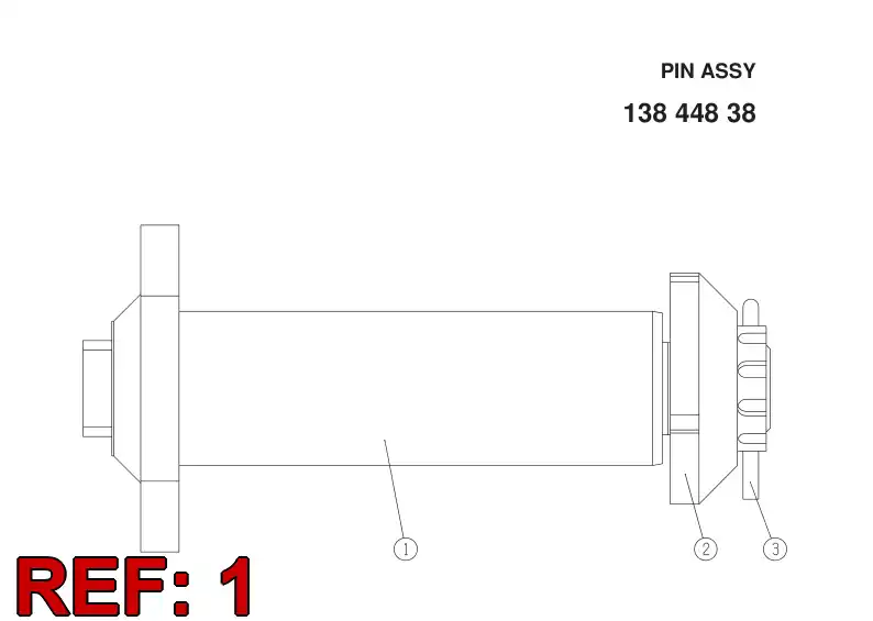 13796218 137 962 18 PIN - Sandvik Technical Drawing