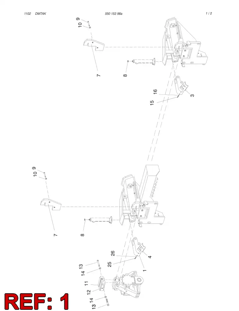13823188 138 231 88 JAW PLATE - Sandvik Technical Drawing