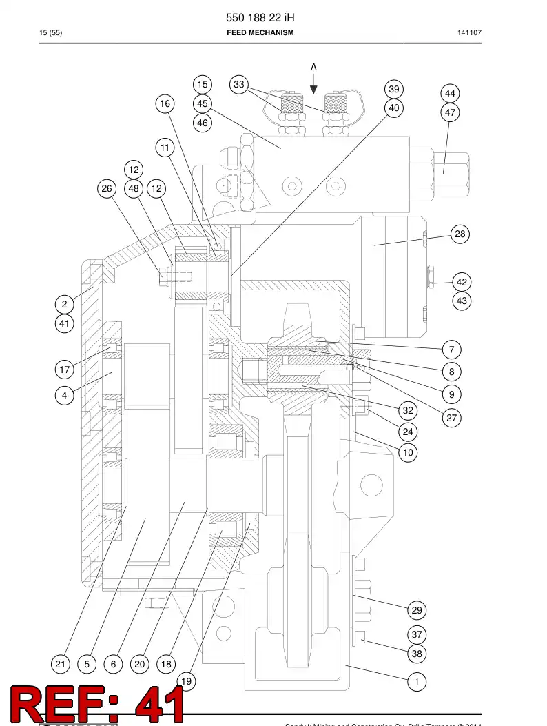 13839578b 138 395 78b Seal - Sandvik Technical Drawing