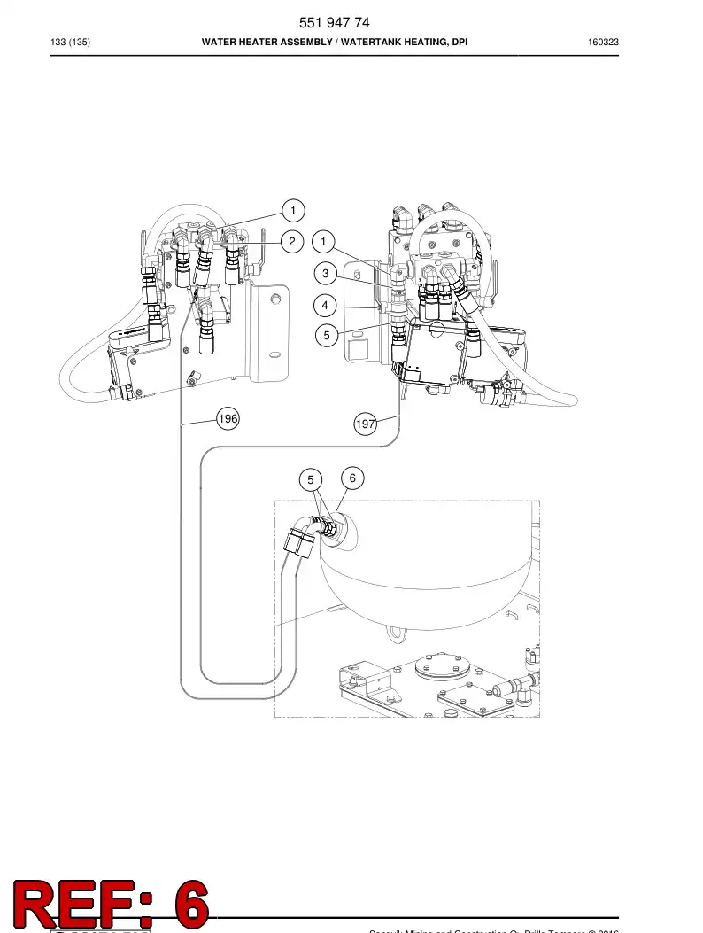 13840108c 138 401 08c HEATING SPIRAL - Sandvik Technical Drawing