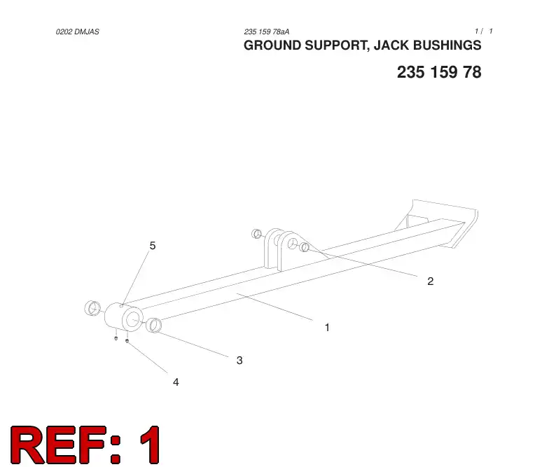 13843398 138 433 98 STRAIGHT COUPLING - Sandvik Technical Drawing