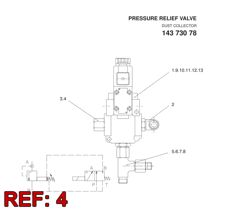 14000308 140 003 08 CONNECTOR - Sandvik Technical Drawing
