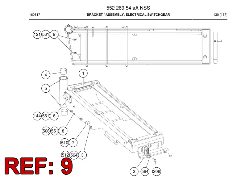 14046788a 140 467 88a GANCHO DE FIXAO - Sandvik Technical Drawing