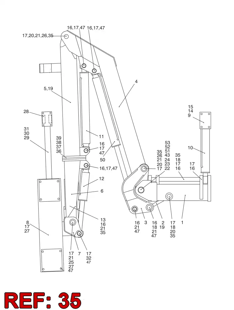 14124158 141 241 58 PLATE - Sandvik Technical Drawing