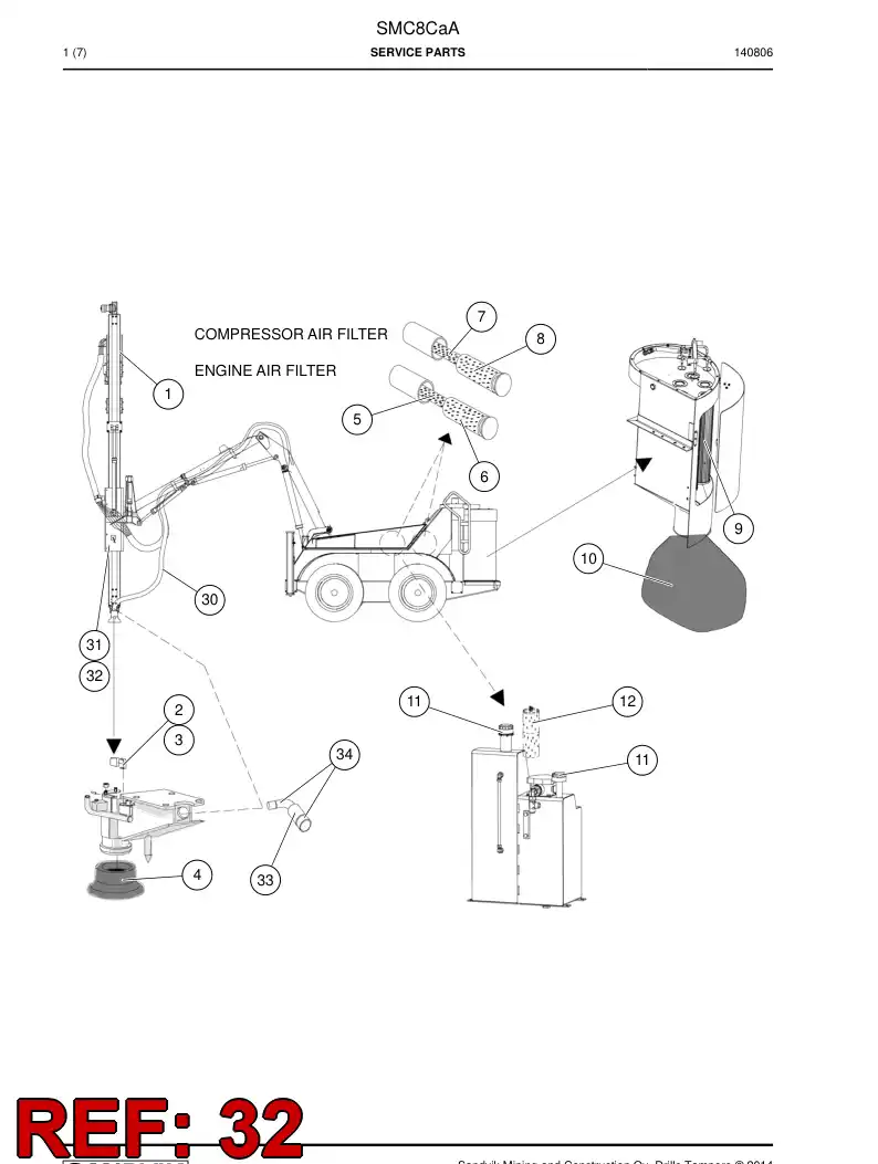 14169368a 141 693 68a SHIM - Sandvik Technical Drawing