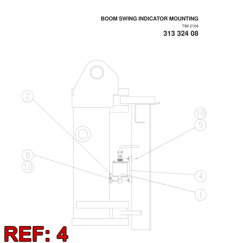 14179008 141 790 08 PLATE - Sandvik Technical Drawing