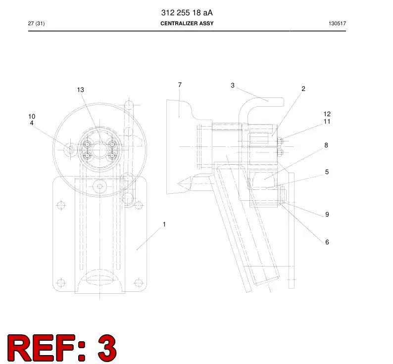 14211498a 142 114 98a Holder - Sandvik Technical Drawing