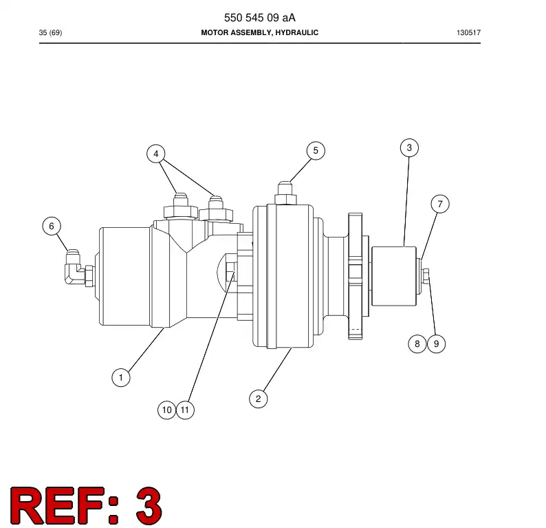 14254688 142 546 88 Gear Wheel - Sandvik Technical Drawing