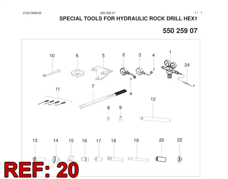 14293558 142 935 58 THRUST - Sandvik Technical Drawing
