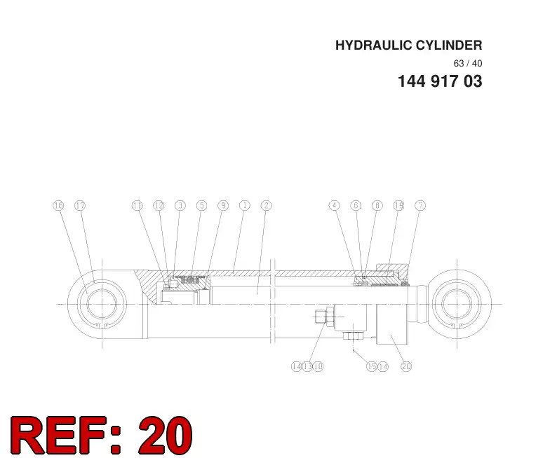 14342778 143 427 78 PART DE APERTO - Sandvik Technical Drawing