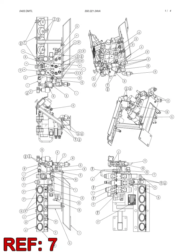 14364598 143 645 98 SPACER PLATE - Sandvik Technical Drawing