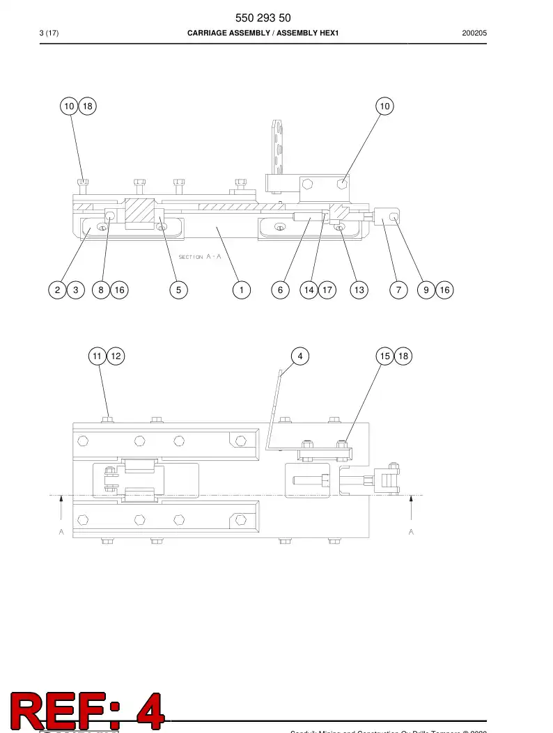 14367518d 143 675 18d LETKUN LÄPIVIENTIPLATE - Sandvik Technical Drawing