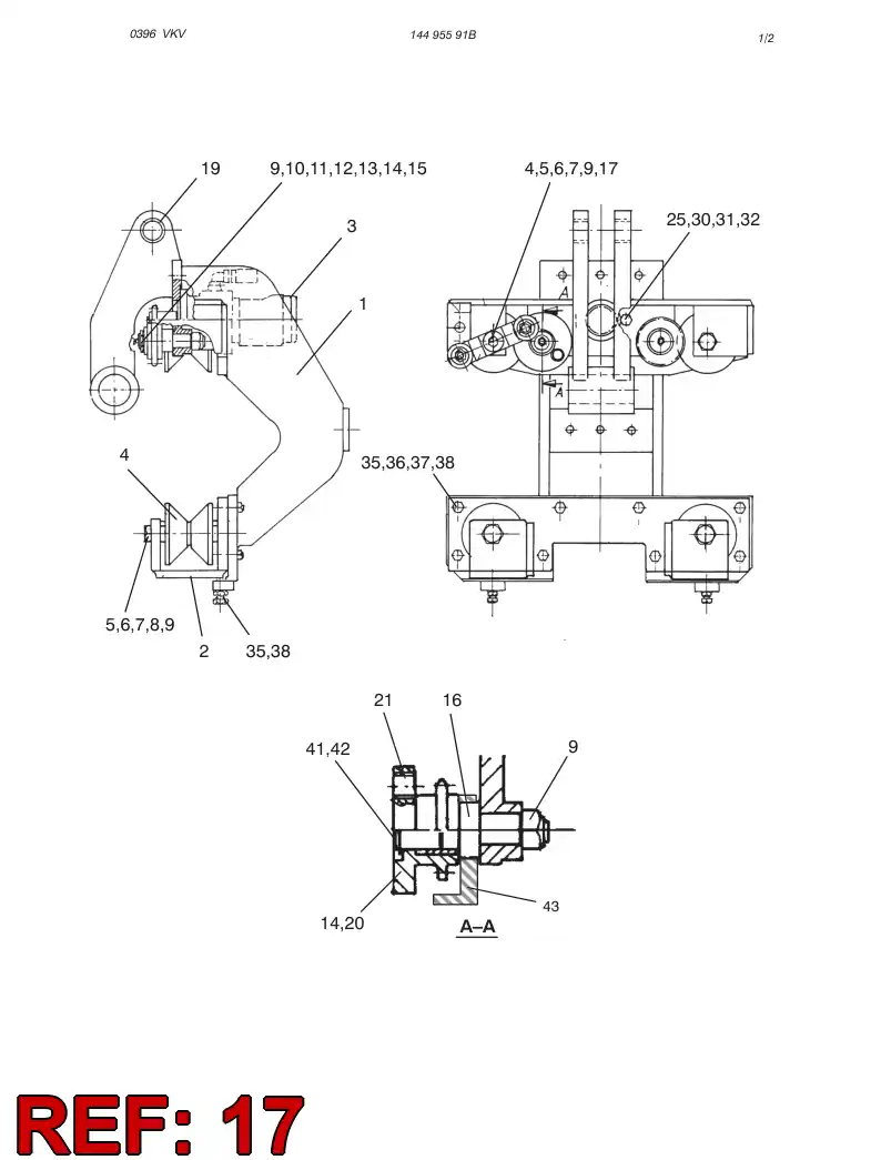 14370328 143 703 28 Shaft - Sandvik Technical Drawing