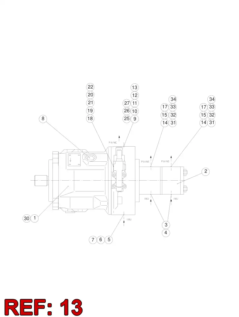 14372908 143 729 08 COLLECTING PIECE ASSY - Sandvik Technical Drawing