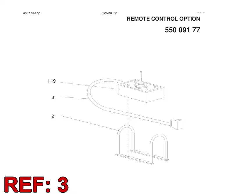 14376666 143 766 66 WIRE SET - Sandvik Technical Drawing