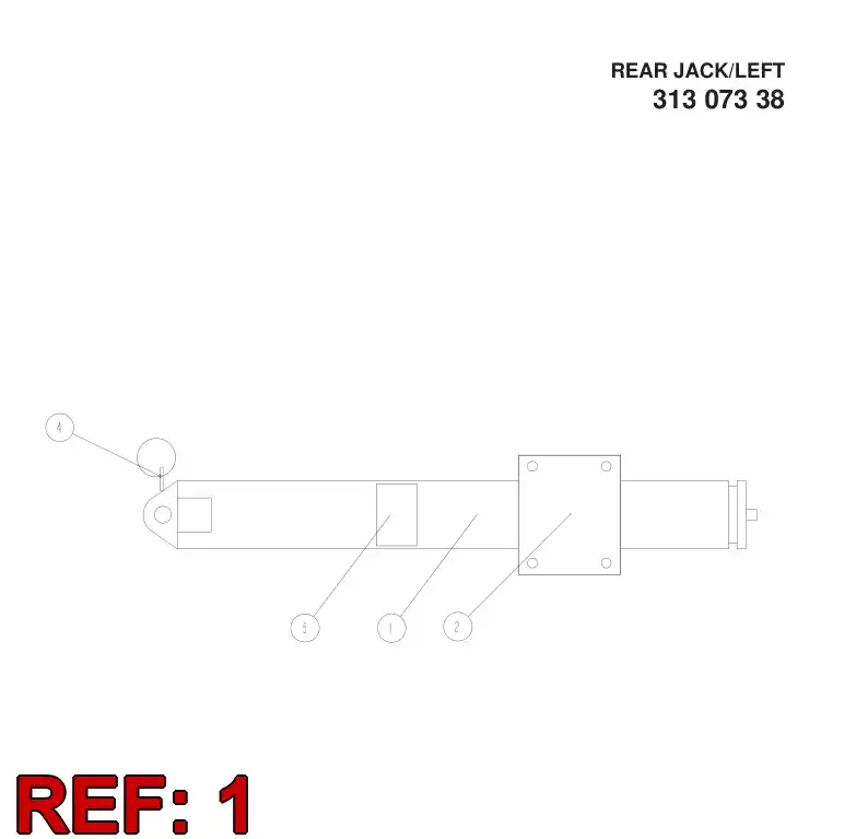 14484278 144 842 78 JACK - Sandvik Technical Drawing