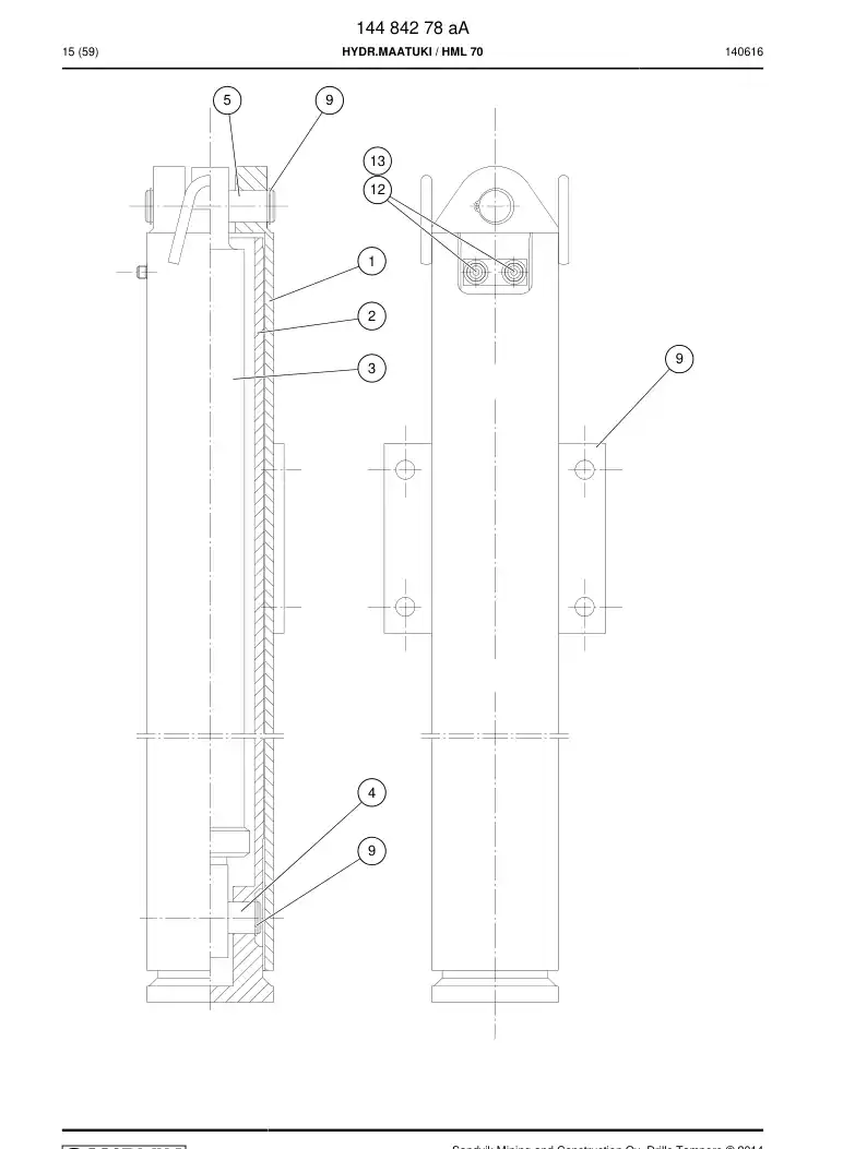 14484688a 144 846 88a VAIPPA - Sandvik Technical Drawing