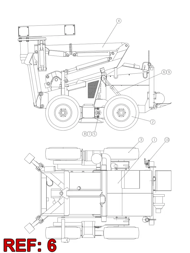 14491703 144 917 03 HYDR.CYLINDER - Sandvik Technical Drawing