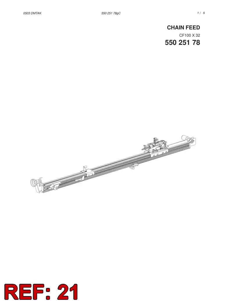 14497221 144 972 21 FASTENING LUG - Sandvik Technical Drawing