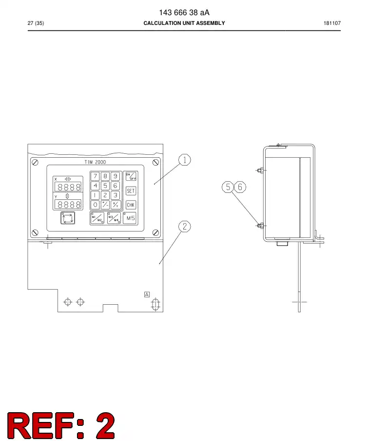 14592318e 145 923 18e Mounting bracket - Sandvik Technical Drawing