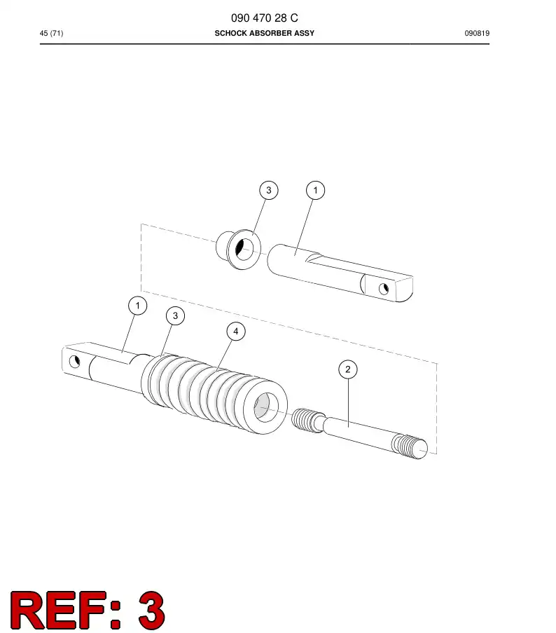 15005668 150 056 68 RENGAS - Sandvik Technical Drawing