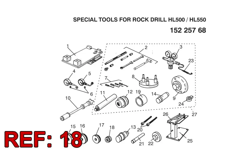 15028808 150 288 08 PUNCH - Sandvik Technical Drawing