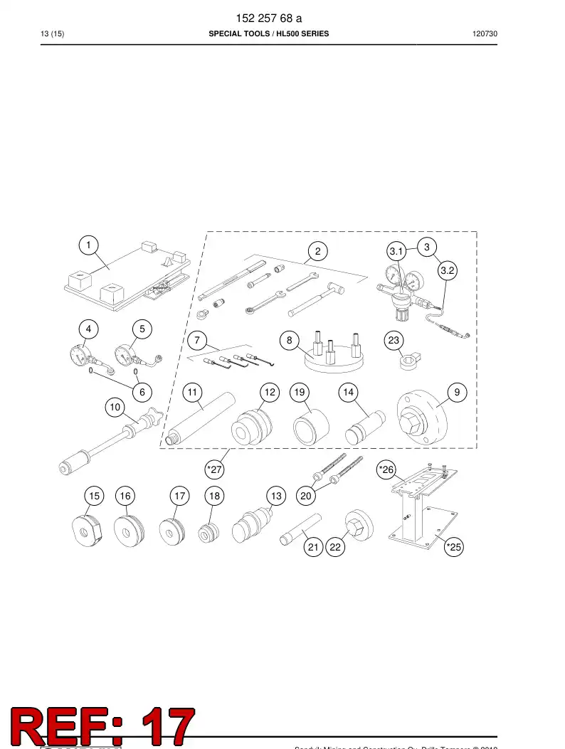 15029098a 150 290 98a Punch - Sandvik Technical Drawing