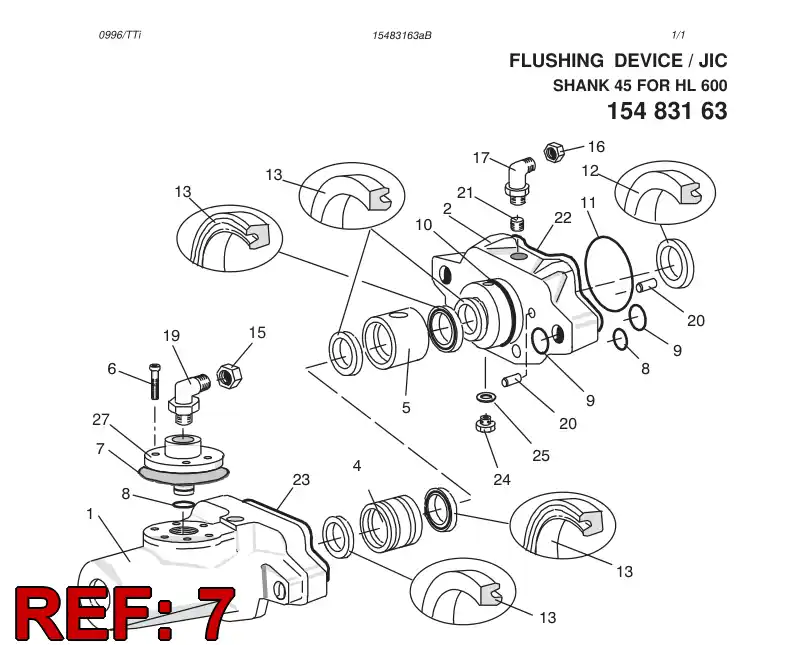 15029408 150 294 08 SEAL - Sandvik Technical Drawing